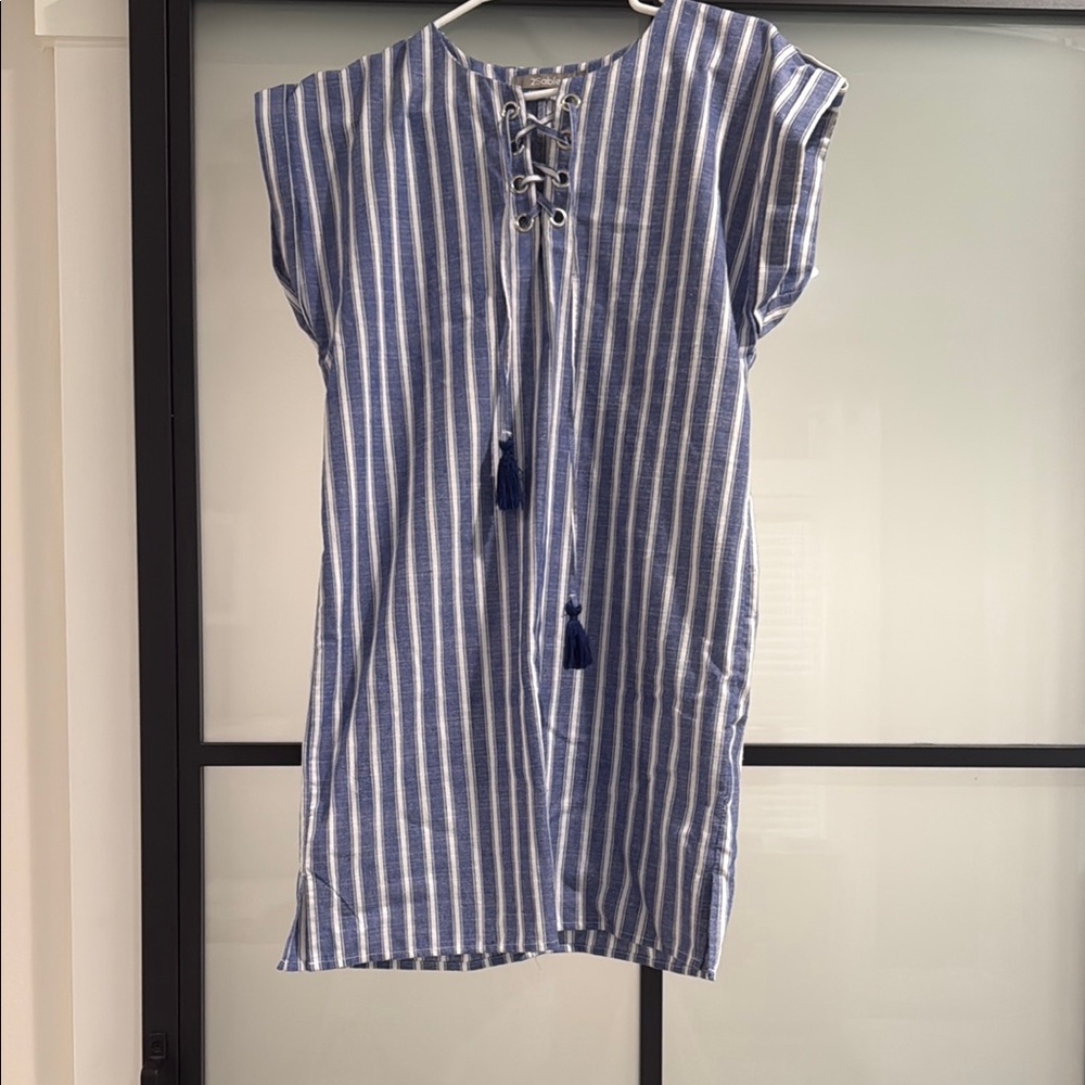 Blue Striped Dress